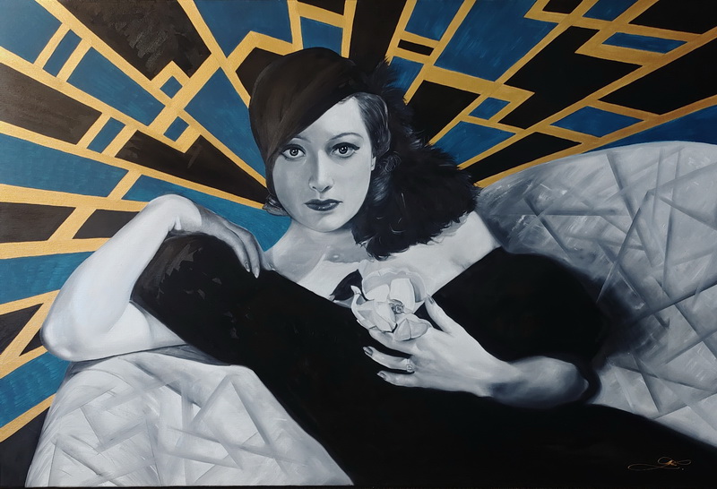 Joan Crawford - 80x120cm 