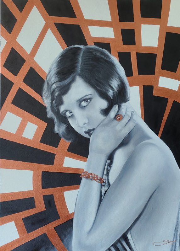ART DECO Alice Wilkie - Ziegfeld Follies - 70x50cm 